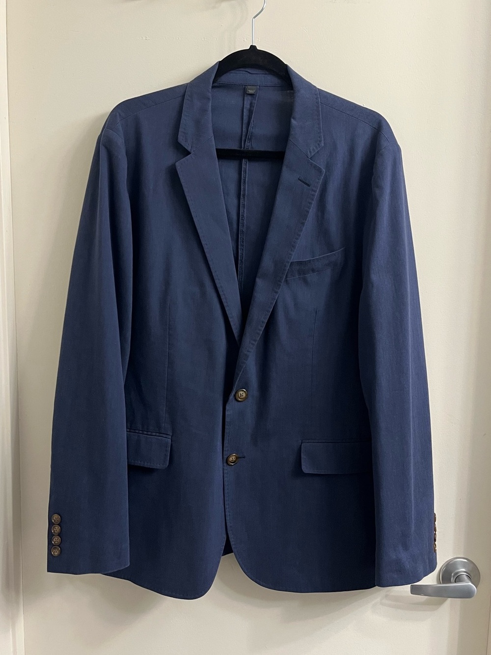 J. Crew Men’s Ludlow Navy Cotton Blazer Size 42R